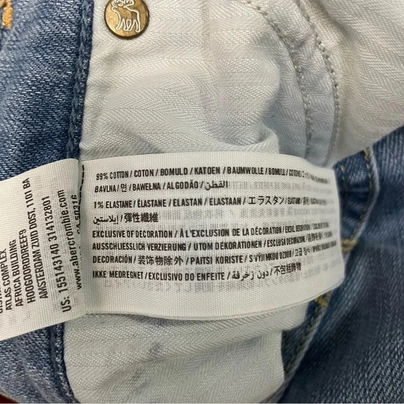 Abercrombie & Fitch Y2K The A&F Skinny Boot Distressed Jeans - Picture 5 of 6